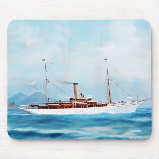 Iolanda Steam Yacht 1909 Mousepad (Vorne)