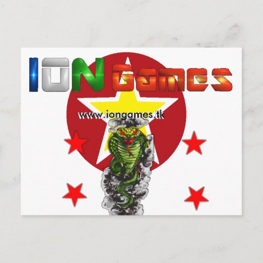 Ion Games Postcard Postkarte (Vorderseite)