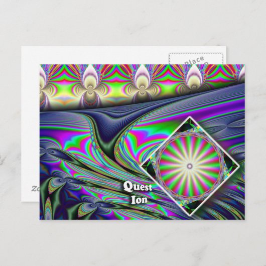 Ion Quest oder Frage Postcard Postkarte (Vorne/Hinten)