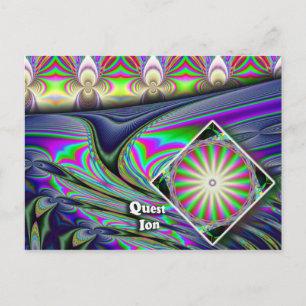 Ion Quest oder Frage Postcard Postkarte