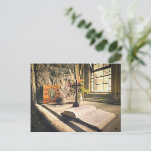 Iona Abbey Postkarte (Stehend Vorderseite)