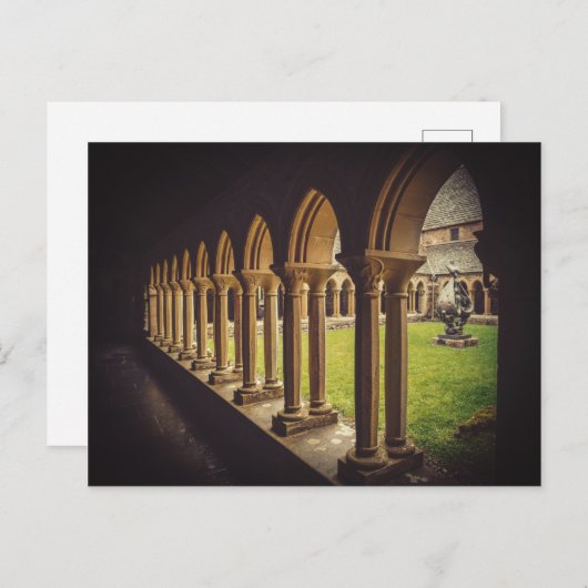 Iona Abbey Postkarte (Vorne/Hinten)