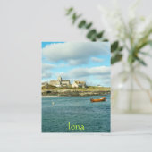 Iona Abbey Scotland Postkarte (Stehend Vorderseite)