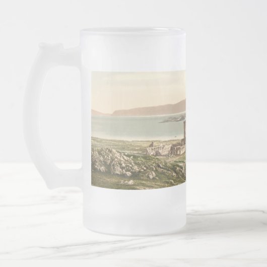 Iona Abtei, Argyll und hochgebogene Hinterkante, Mattglas Bierglas (Links)