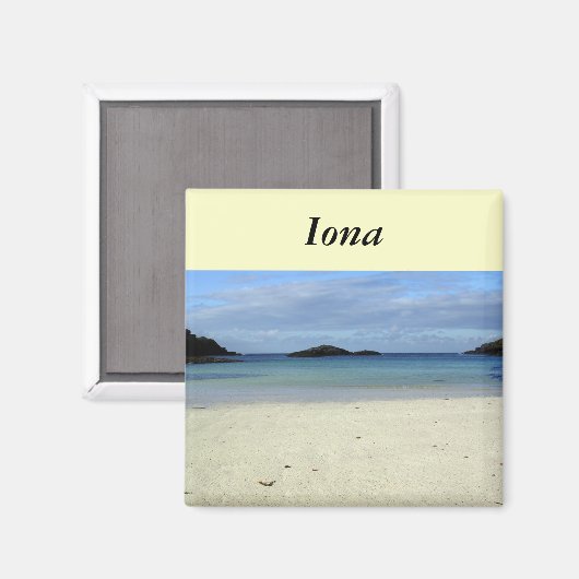 Iona Beach Magnet (Vorderseite/Rückseite)
