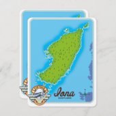 Iona-Landkarte (Vorne/Hinten)