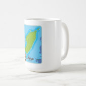 Iona-Landkarte Kaffeetasse (VorderseiteRechts)