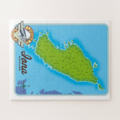 Iona-Landkarte Puzzle (Horizontal)