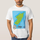 Iona-Landkarte T-Shirt (Vorderseite)