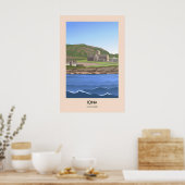 Iona Schottland Reiseposter Poster (Küche)