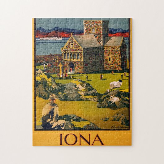 Iona - Schottlands von MacBrayne-Dampfschiffen Puzzle (Vertikal)