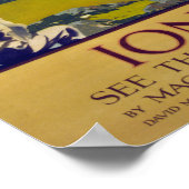 Iona Scotland Vintage Travel Poster restauriert (Ecke)