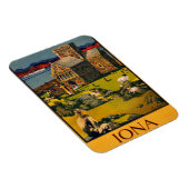 Iona - Sehen Sie dieses Schottland von MacBraynes Magnet (Rechte Seite)