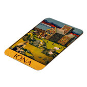 Iona - Sehen Sie dieses Schottland von MacBraynes Magnet (Linke Seite)