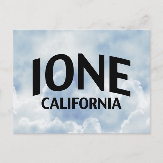 Ione California Postkarte (Vorderseite)