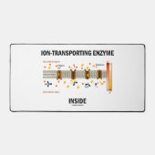 Ionentransportierungsenzym im aktiven Verkehr Schreibtischunterlage (Vorderseite)
