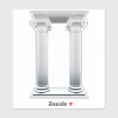Ionic Columns Sticker (Blatt)