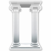 Ionic Columns Sticker (Vorderseite)