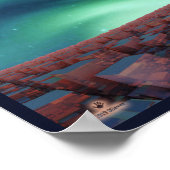 Ionisiertes Sauerstoff Poster (Ecke)