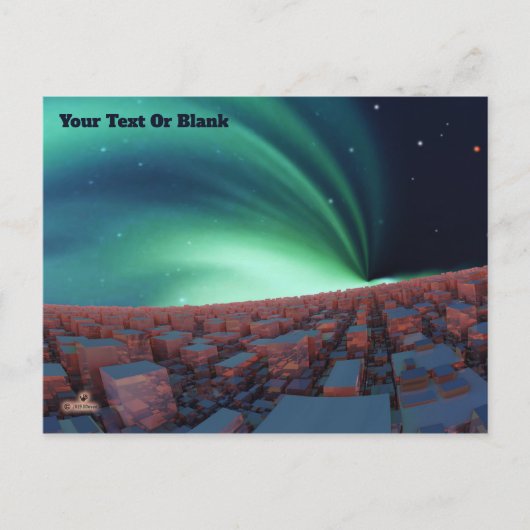 Ionisiertes Sauerstoff Postkarte (Vorderseite)