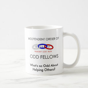 IOOF FLAGGE, was ist so sonderbares AboutHelping Kaffeetasse