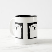 Iorek Triptychon Zweifarbige Tasse (Vorderseite Links)