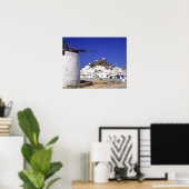 Ios, Griechenland. Die hübsche und knusprige, weiß Poster (Heimbüro)