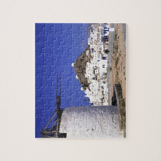 Ios, Griechenland. Die schöne und knusprige, weiße Puzzle (Vertikal)