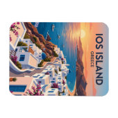 Ios Insel Griechenland Magnet (Horizontal)