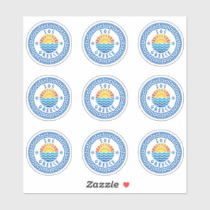 IOS Insel, Griechenland Mehrfachpack Sticker