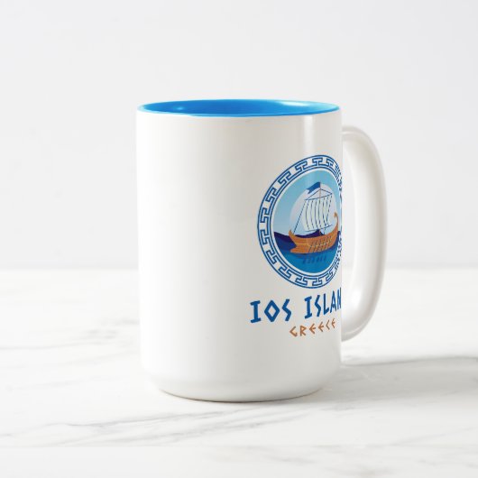 IOS-Insel Zweifarbige Tasse (VorderseiteRechts)