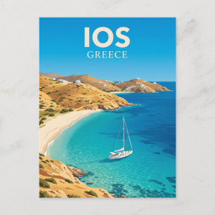 Ios Mylopotas Bucht Griechenland Postkarte