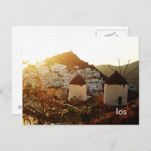 Ios Postkarte (Vorne/Hinten)