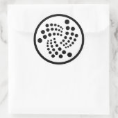 IOTA-Aufkleber Runder Aufkleber (Tasche)