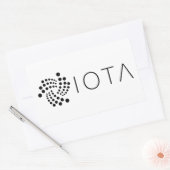 IOTA-Logo-Rectangle-Aufkleber Rechteckiger Aufkleber (Umschlag)