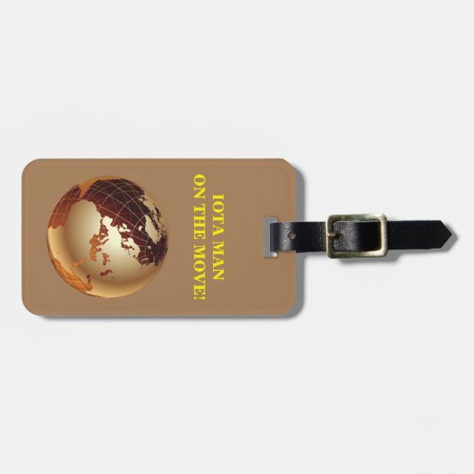 Iota Phi Theta Gepäckmarke Gepäckanhänger (Vorderseite horizontal)