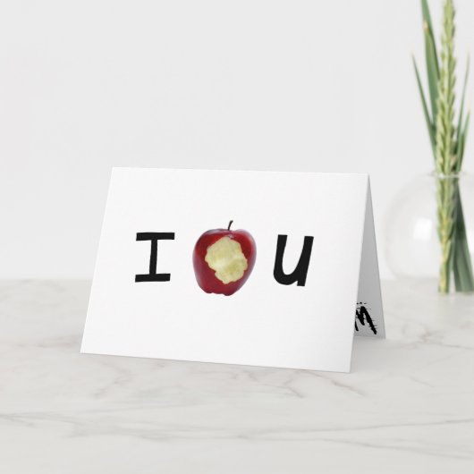 IOU Greeting card Karte (Vorderseite)