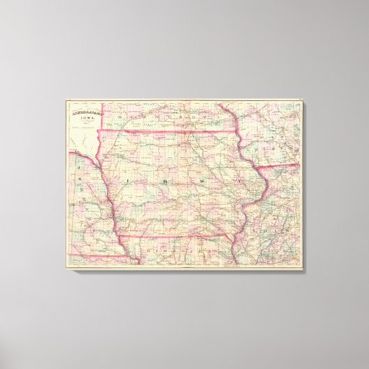 Iowa 2 leinwanddruck (Vorderseite)