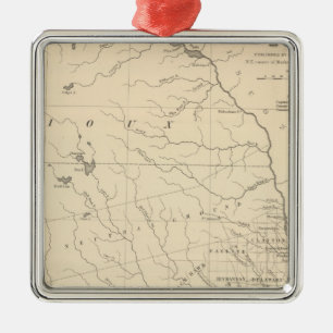 Iowa 2 ornament aus metall
