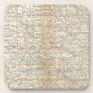 Iowa 6 getränkeuntersetzer