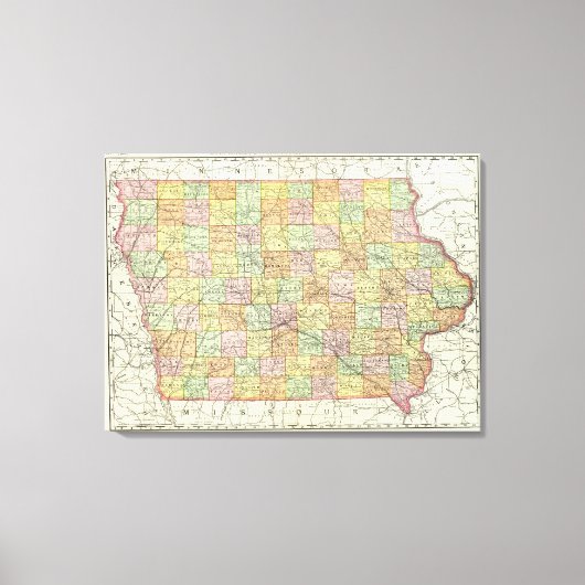 Iowa 6 leinwanddruck (Vorderseite)