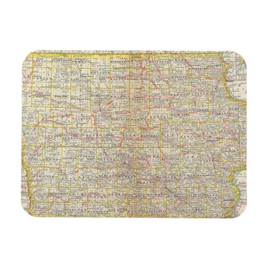 Iowa 6 magnet (Horizontal)