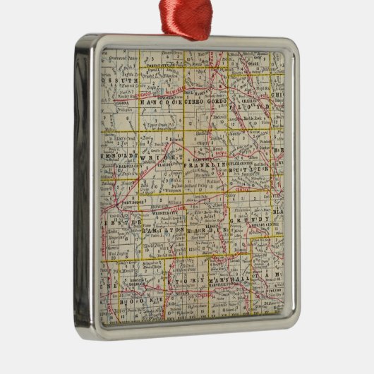 Iowa 6 silbernes ornament (Rechts)