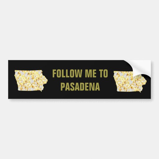 IOWA AUTOAUFKLEBER (Vorne)