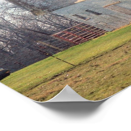 Iowa Barn Poster (Ecke)