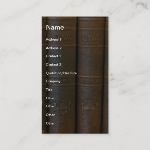 Iowa Books Visitenkarte