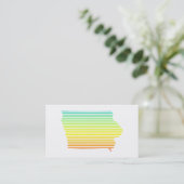 Iowa Chill Fade Visitenkarte (Stehend Vorderseite)