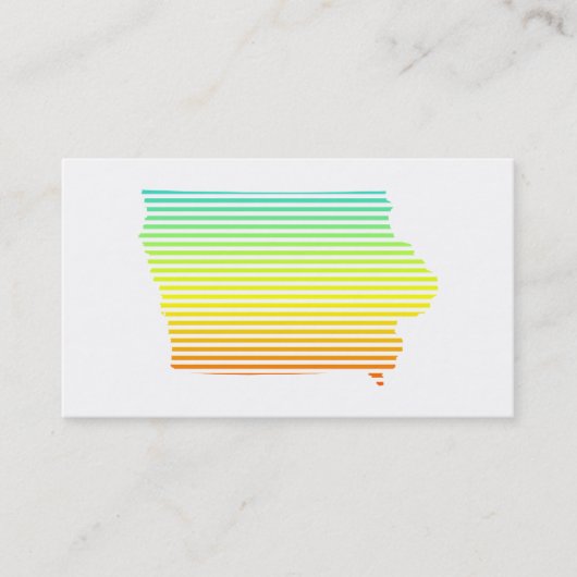 Iowa Chill Fade Visitenkarte (Vorderseite)