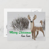 Iowa Christmas Feiertagspostkarte (Vorne/Hinten)