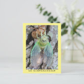 Iowa Cicada, die aus der Muschel hervorgeht Postkarte (Stehend Vorderseite)